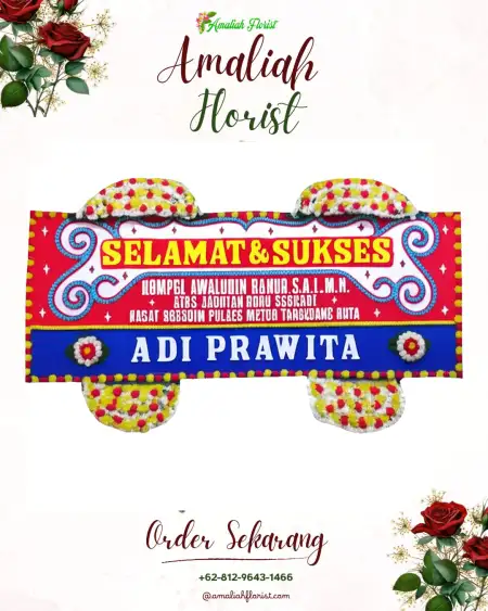Papan Bunga Ucapan Selamat Panji Anom
